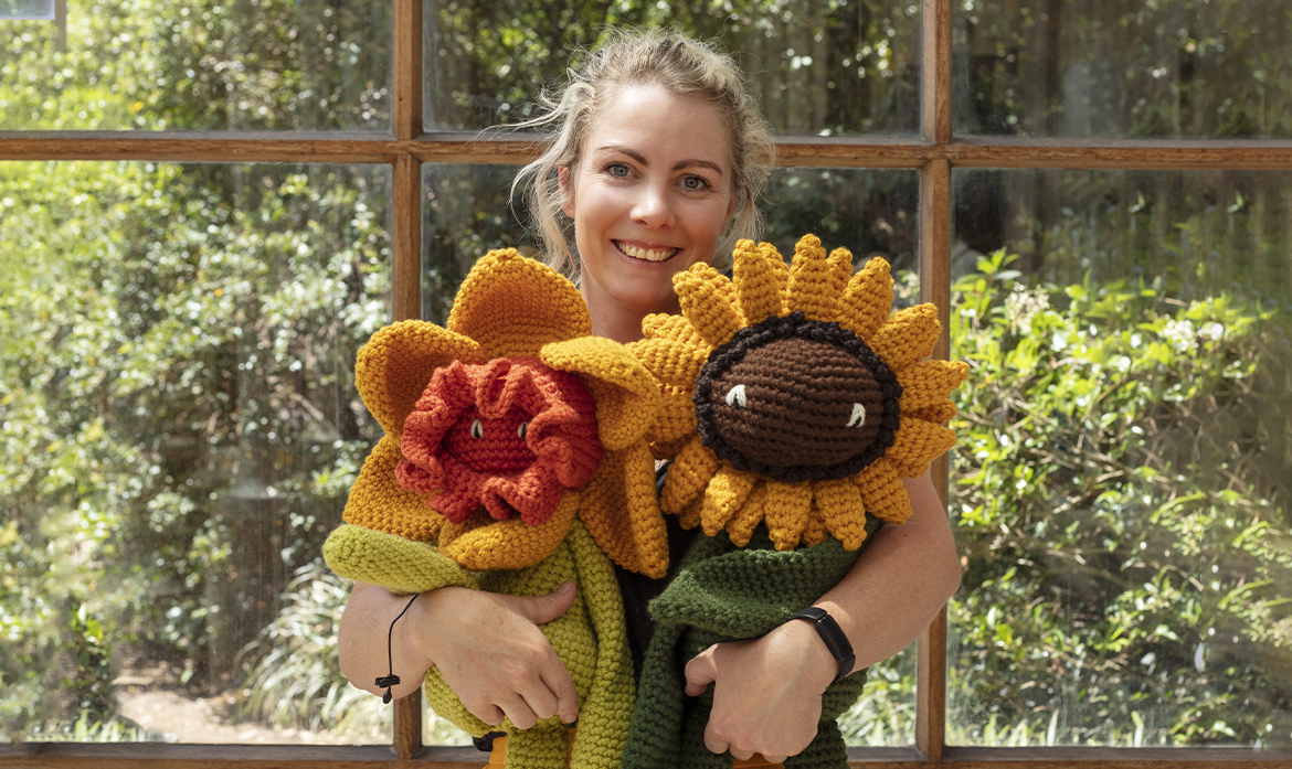 crochet fruit slice kits from TOFT